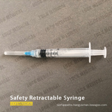 Disposable Safety Retractable Syringe Safe injection